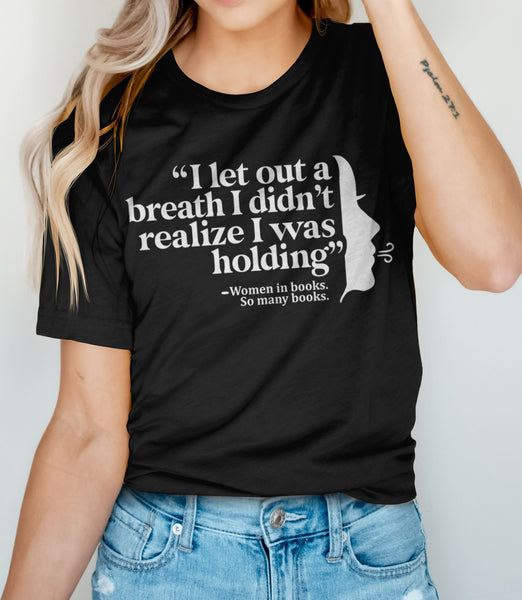 Funny Reading Shirt for Book Lover, Black Unisex S by BootsTees