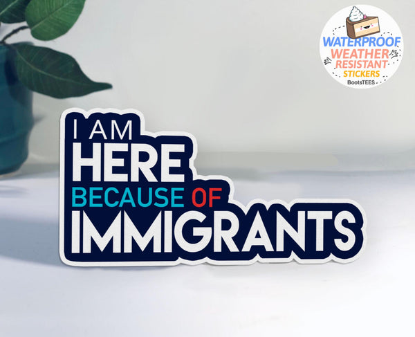 Pro Immigrant Sticker Pack, ALL 4 STICKERS by BootsTees