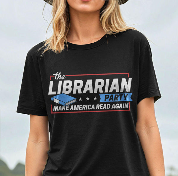 Librarian Gifts for Readers: Librarian Party | reading shirt