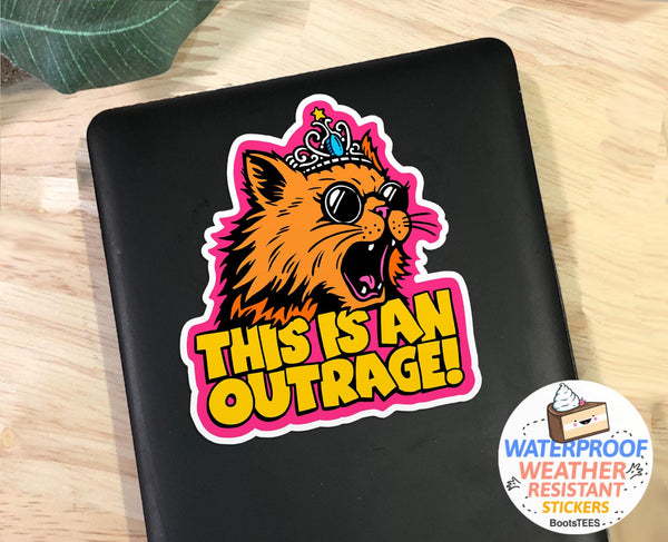 This is an Outrage Princess Donut Sticker