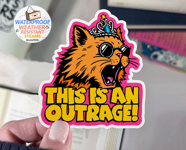 This is an Outrage Princess Donut Sticker