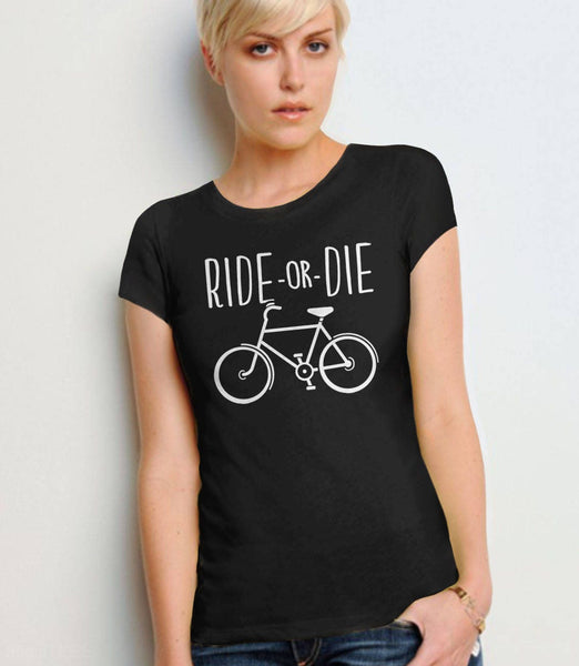 Biking Gift for Cyclist Shirt, Black Unisex XS by BootsTees