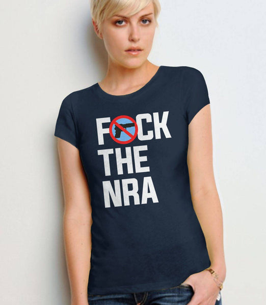 Anti NRA T Shirt, Black Unisex XS by BootsTees