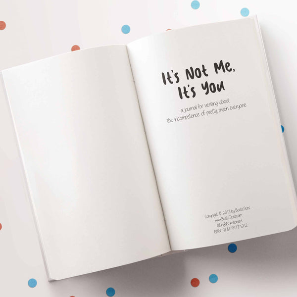 Sarcastic Gift Journal | Funny Cathartic Writing Notebook Gag Gift with Lined Pages and Sarcasm Quotes, by BootsTees