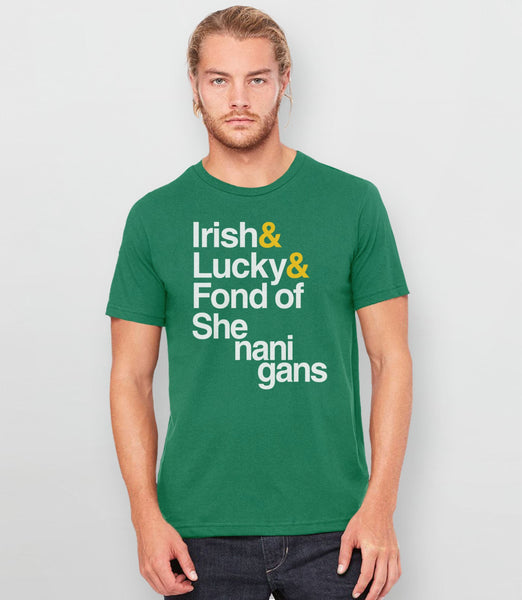 Irish T Shirt | Women Men Kids St Patricks Day Shirt, Kelly Green Unisex S by BootsTees
