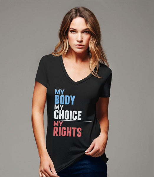 Pro Choice Shirt for Womens Rights, Black Unisex S by BootsTees