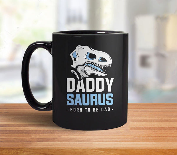 Daddy Saurus Mug | Cute Dad Gift for Fathers Day, by BootsTees