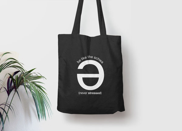 "Be Like the Schwa Tote Bag Tote Bag, Tote Bag by BootsTees