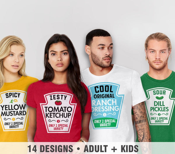 Matching Shirts, Ketchup (Red Shirt) Unisex S by BootsTees