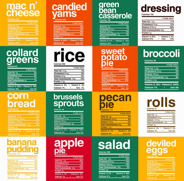 Thanksgiving Nutrition Facts Shirts for Families, Turkey (Brown) Unisex S by BootsTees