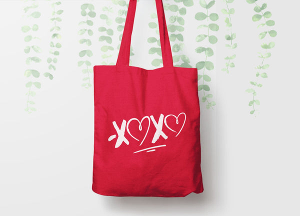 Valentine's Day Bag for Girls, Tote Bag Red by BootsTees