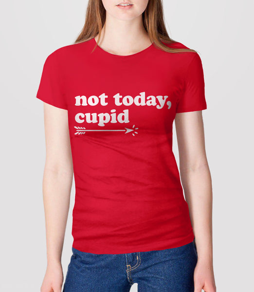 Funny Valentine Shirt for Women, Red Unisex XS by BootsTees