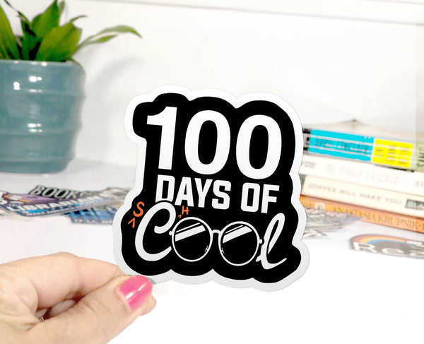 100 Days of School Stickers (3 Stickers)