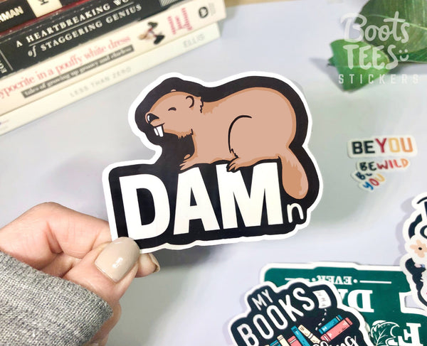 Damn Beaver Sticker