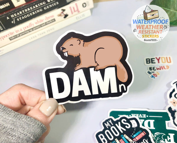 Damn Beaver Sticker