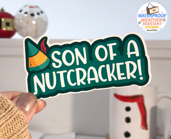Christmas sticker set with Elf Quotes