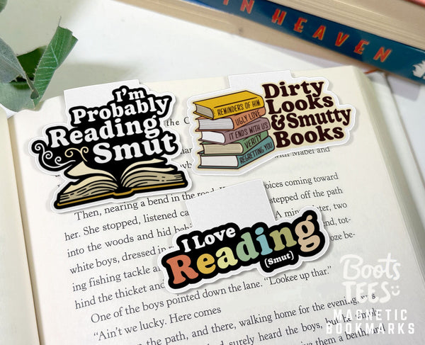 Smutty Book Magnetic Bookmark Set