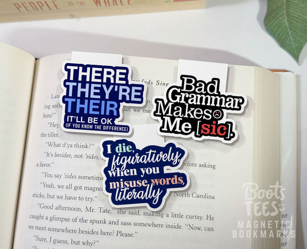 Grammar Magnetic Bookmark Set
