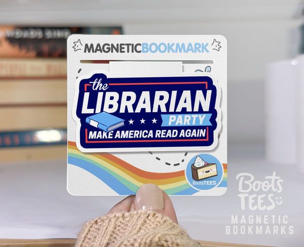Librarian Party Magnetic Bookmark