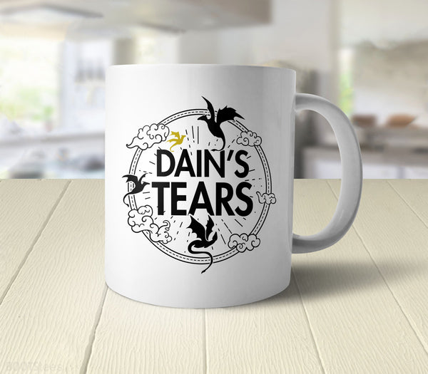 Dain's Tears Fourth Wing Mug, by BootsTees