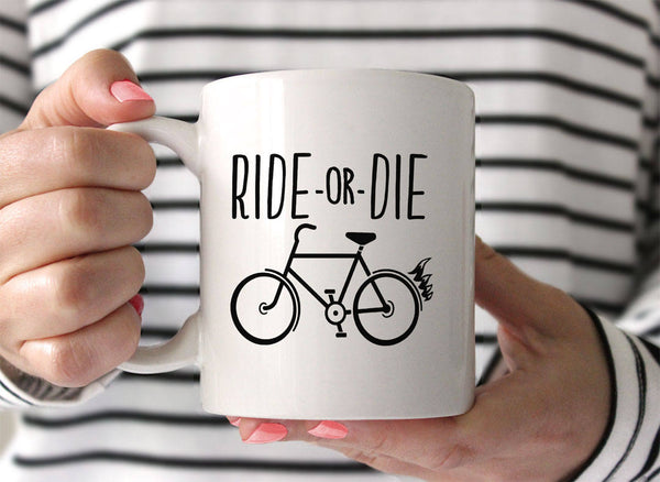 Ride or Die Cycling Mug