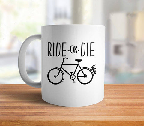 Ride or Die Cycling Mug
