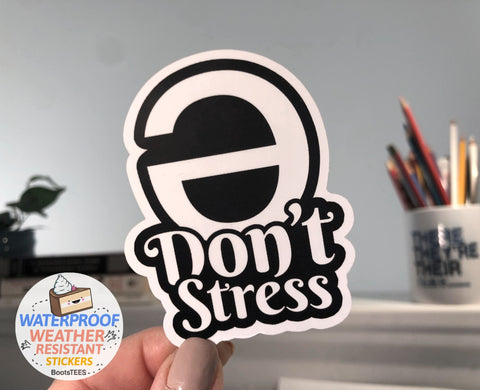 Don't Stress Schwa Sticker