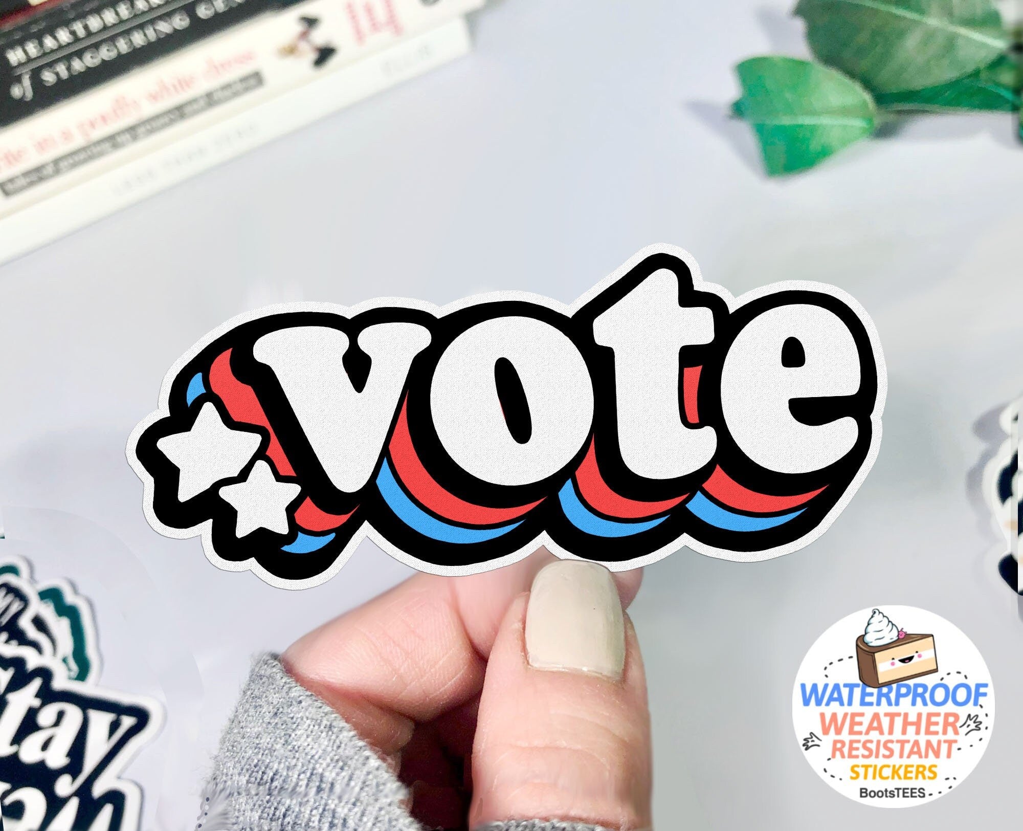 Retro Vote Sticker