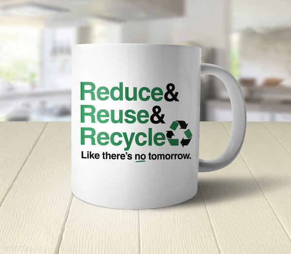Reduce Reuse Recycle Mug, by BootsTees