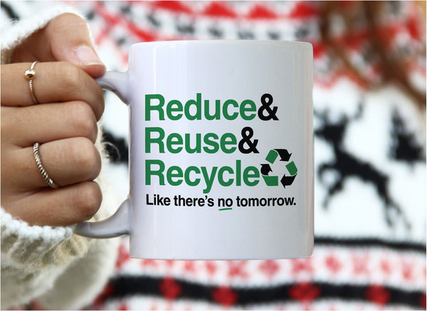 Reduce Reuse Recycle Mug, by BootsTees