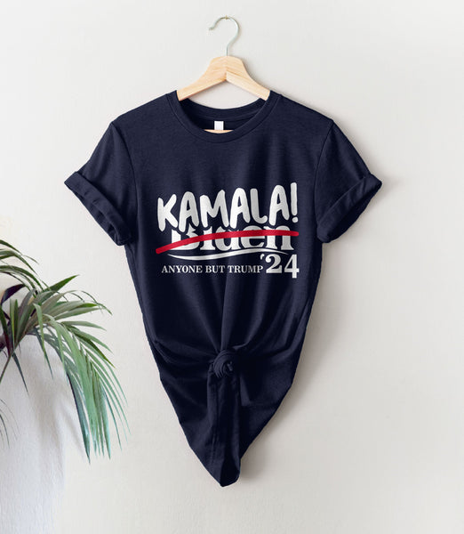 Kamala for President T-Shirt, Black Unisex S by BootsTees