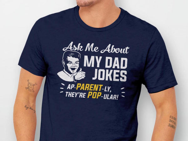 Funny Dad Tee Shirt, Black Unisex S by BootsTees