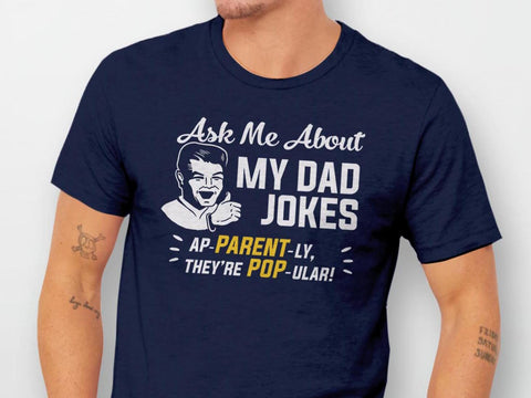 Funny Dad Tee Shirt, Black Unisex S by BootsTees
