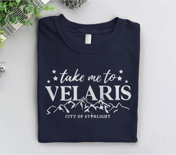 Take Me to Velaris Shirt, Black Unisex XS by BootsTees
