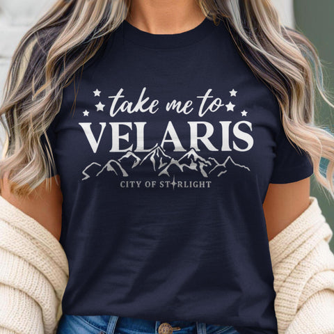 Take Me to Velaris Shirt, Black Unisex XS by BootsTees