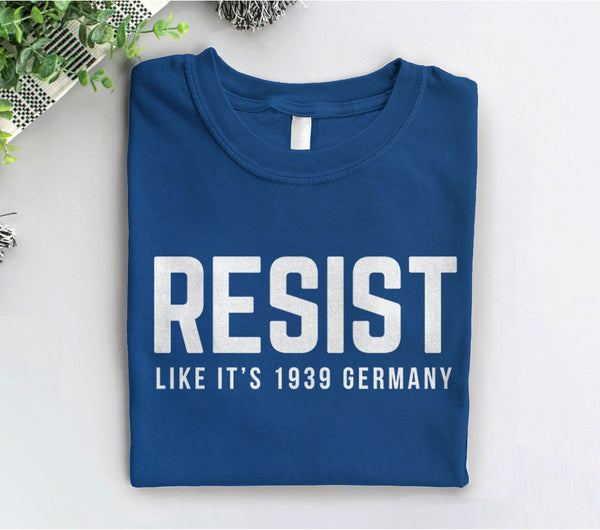 Resist Shirt, Black Unisex XS by BootsTees