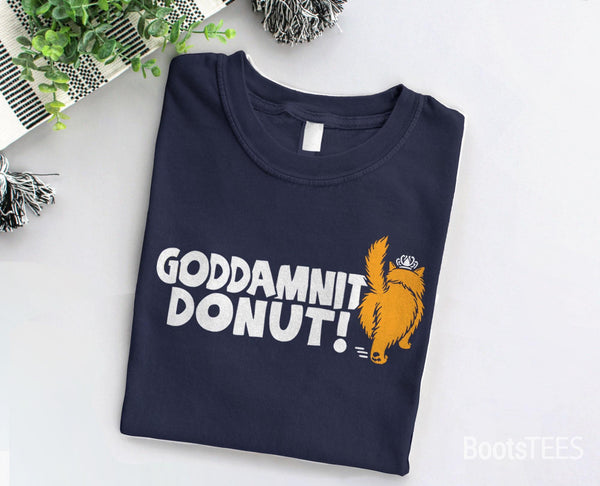 Princess Donut Shirt, Black Unisex XS by BootsTees