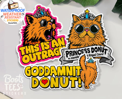 Princess Donut Sticker Pack