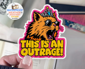 This is an Outrage Princess Donut Sticker