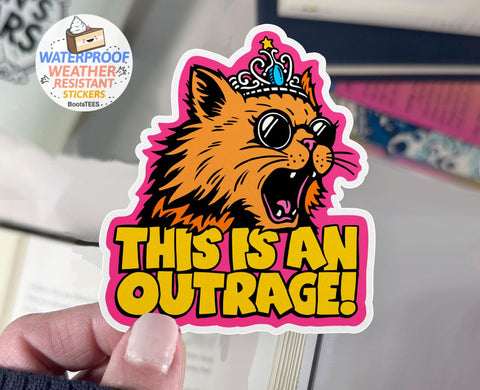 This is an Outrage Princess Donut Sticker