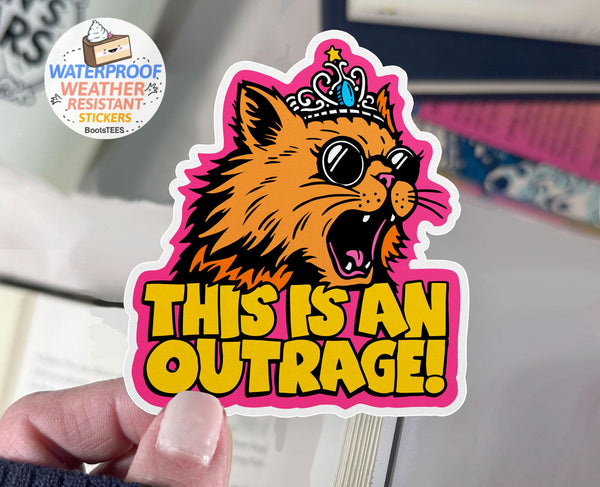 This is an Outrage Princess Donut Sticker