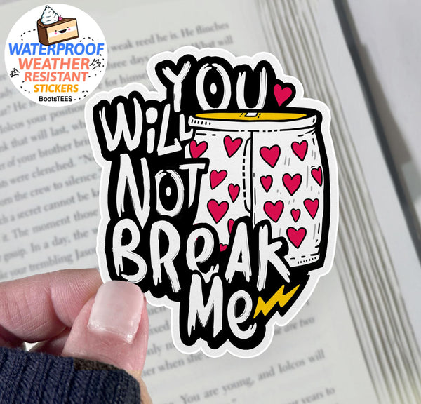 Dungeon Crawler Carl Sticker Pack: DCC sticker set with Hi Zev, Samantha, and You Will Not Break Me