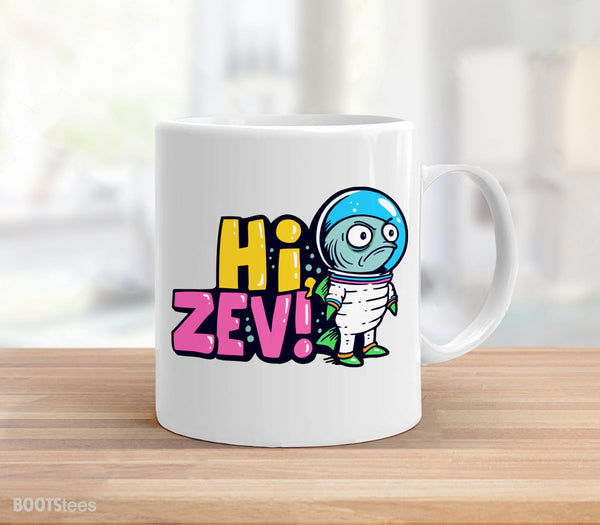 Hi Zev and Samantha Coffee Mugs (11oz), Your Mother (Black) by BootsTees