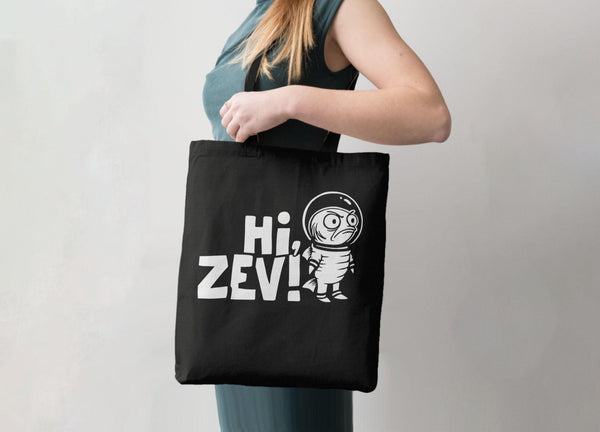 Hi Zev Tote Bag with Princess Donut Dungeon Crawler Carl Quote