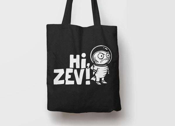 Hi Zev Tote Bag with Princess Donut Dungeon Crawler Carl Quote