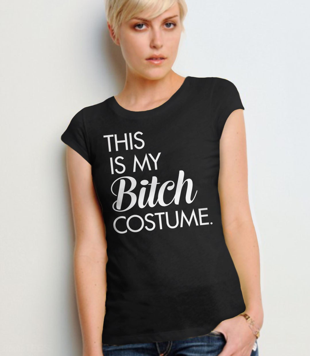 Funny Halloween Shirt for Women, Black Unisex XS by BootsTees