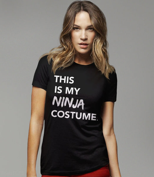 Halloween Costume Shirt, Black Unisex S by BootsTees