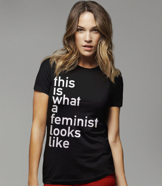 Feminist Tee: This is what a feminist looks like | feminist shirt for men, Black Unisex XS by BootsTees