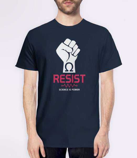 Resist Shirt | March for Science Shirt, Black Unisex S by BootsTees