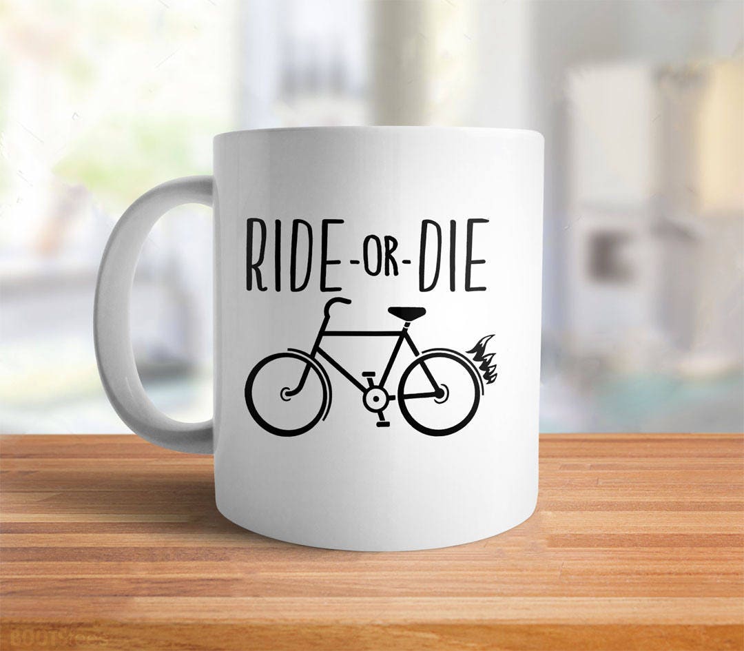 Funny Cycling Gift for Bike Lover Mug, by BootsTees